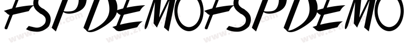FSP DEMOFSP DEMO   H字体转换